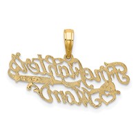 14K Firefighter's Mom Charm view 4