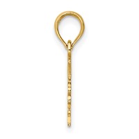 14K Yellow Gold Firefighter's Daughter Charm view 2
