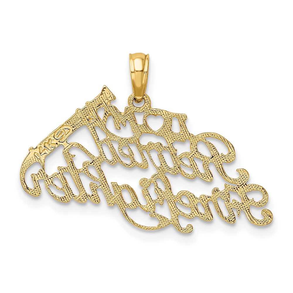 14k I LOVE MY RETIRED FIREFIGHTER Charm (K926)