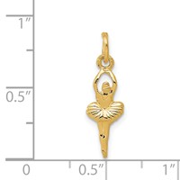 14K Polished Ballerina Charm view 4