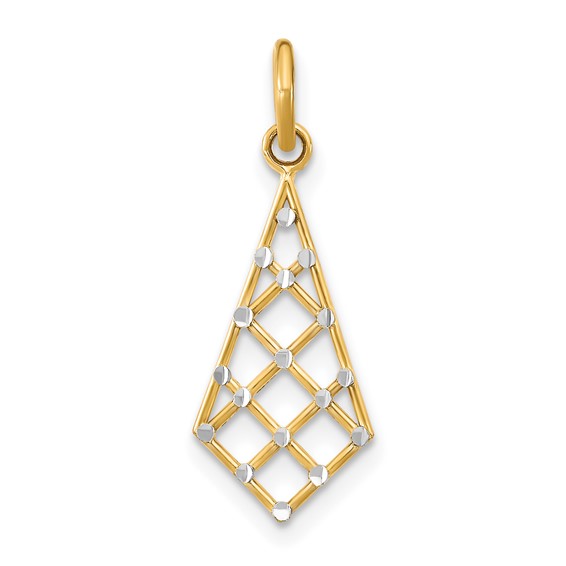 Gold Polished Filigree Pendants