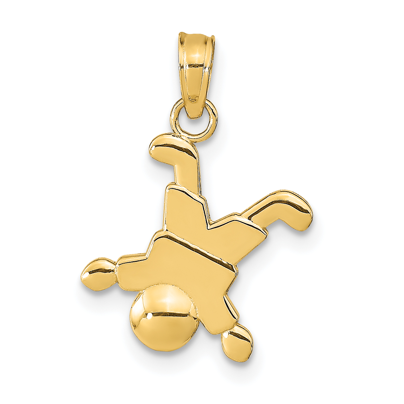 14K Little Boy Pendant (K9566)