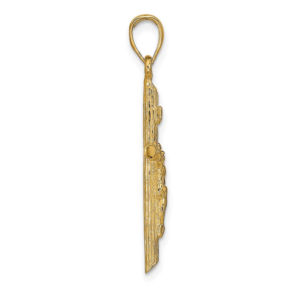 14k Crucifix Pendant (K9606)