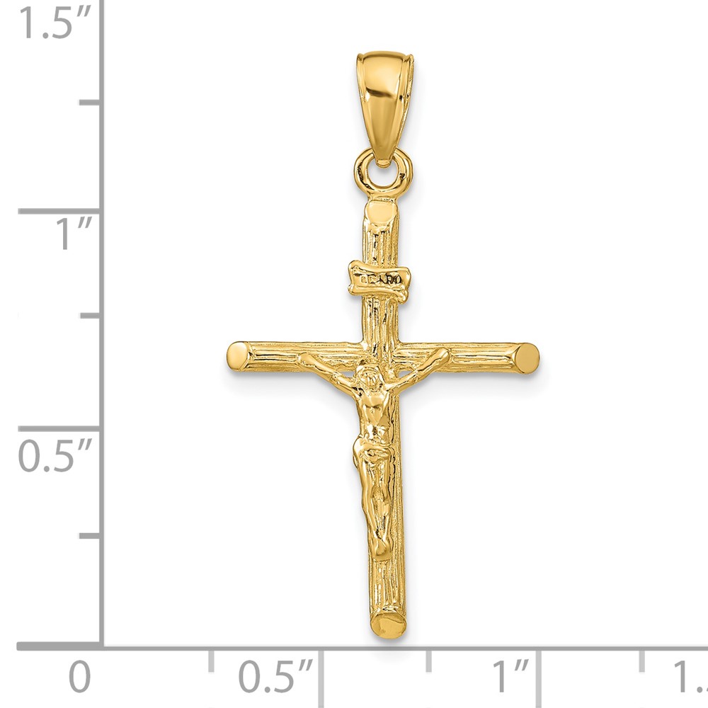 14k Crucifix Pendant (K9606)
