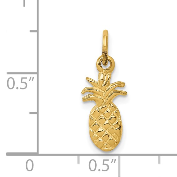 Gold Pineapple Charm