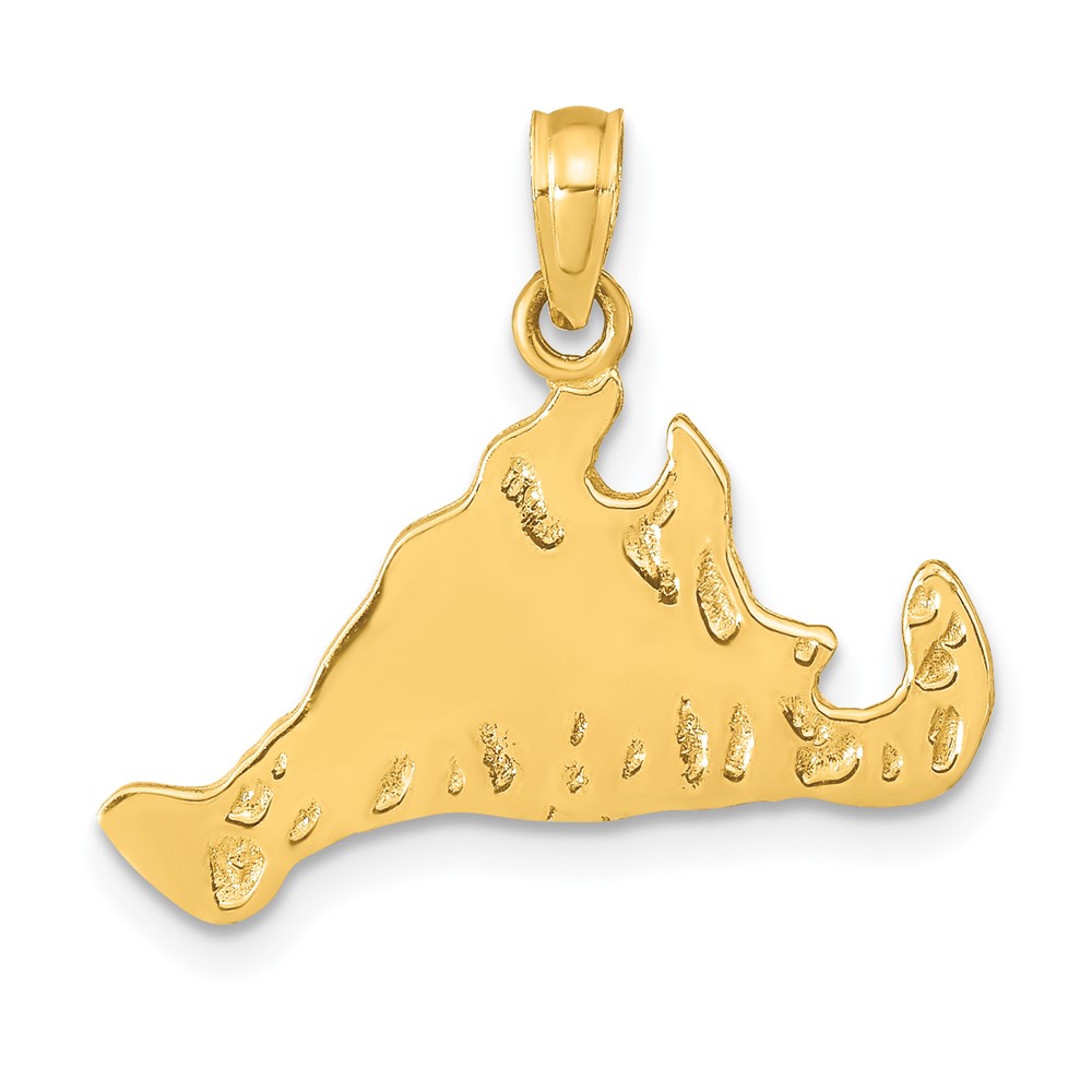 14k Martha's Vineyard Island Pendant (K9756)