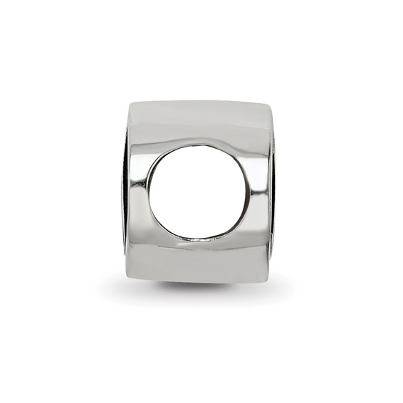 Sterling Silver LogoArt Kappa Delta Sorority Greek Letters Enameled Oval Bead