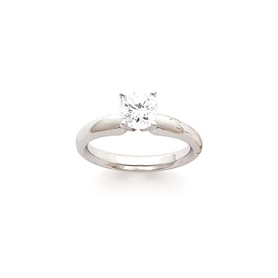 Platinum 3/4ct. Heavy-Weight Comfort-Fit 4-Prong Solitaire Mounting