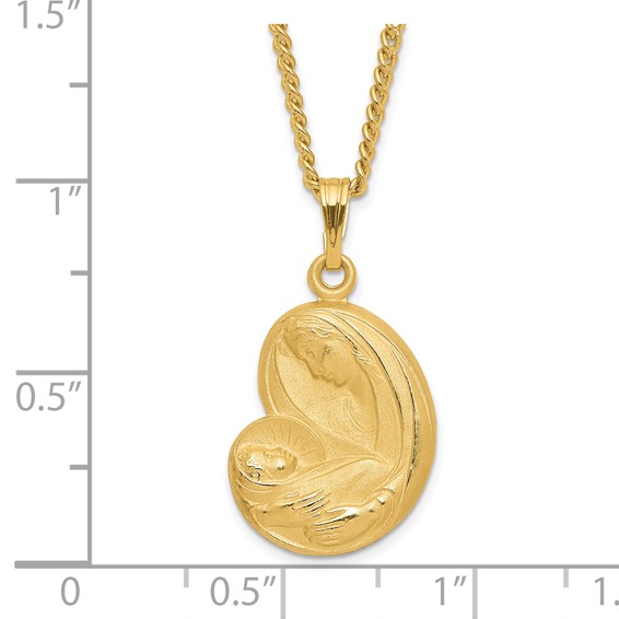 Kelly Waters Gold-plated Mother & Child Medal Necklace