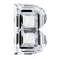Lab Grown VS+ F+ 2.01ct 7mm Letter B Diamond view 1