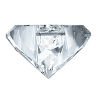 Lab Grown VS+ F+ 3.66ct Cross Diamond view 2