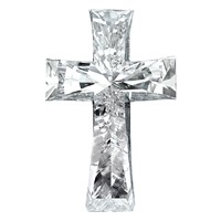 Lab Grown VS+ F+ 3.66ct Cross Diamond view 1