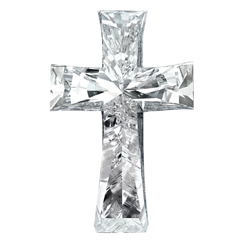 Lab Grown VS+ F+ 3.66ct Cross Diamond