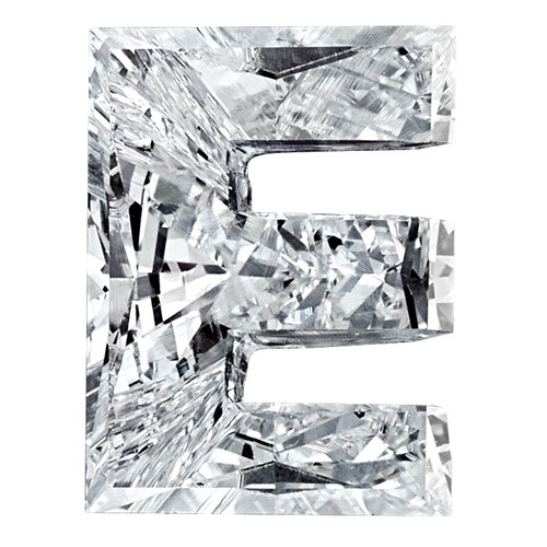Lab Grown VS+ F+ 1.84ct 9mm Letter E Diamond