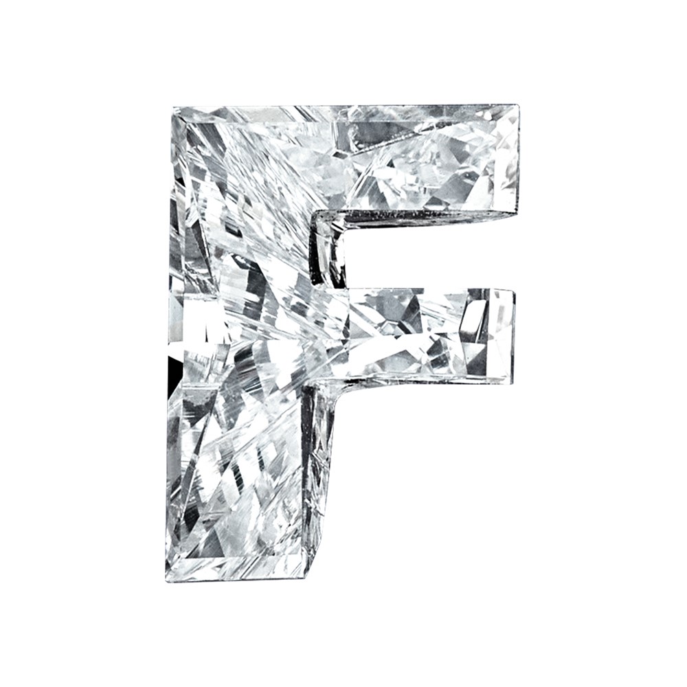 Lab Grown VS+ F+ 1.56ct 9mm Letter F Diamond