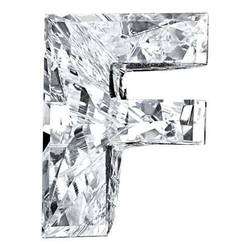 Lab Grown VS+ F+ 1.56ct 9mm Letter F Diamond