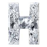 Lab Grown VS+ F+ 1.76ct 9mm Letter H Diamond view 1