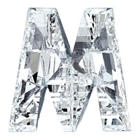 Lab Grown VS+ F+ 2.34ct 7mm Letter M Diamond view 1