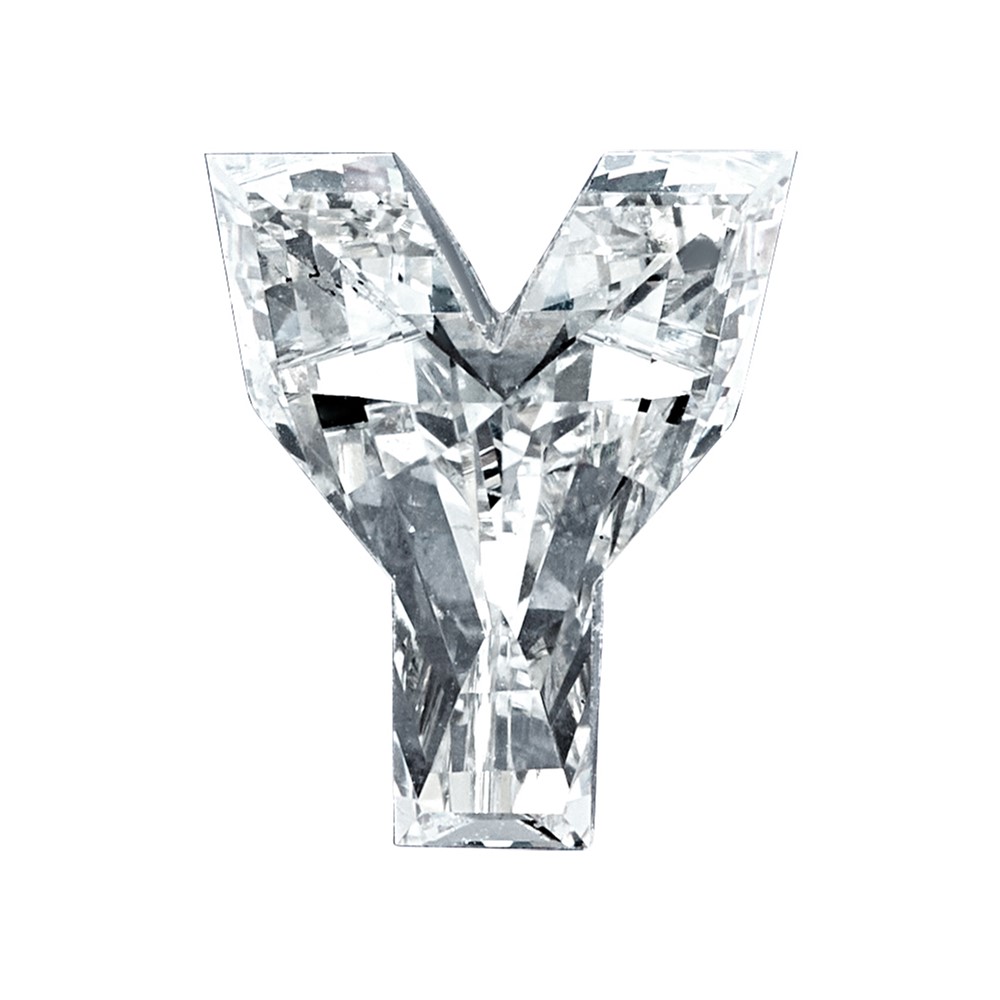 Lab Grown VS+ F+ 1.7ct 7mm Letter Y Diamond