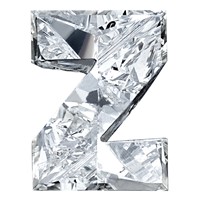 Lab Grown VS+ F+ 1.91ct 7mm Letter Z Diamond view 1