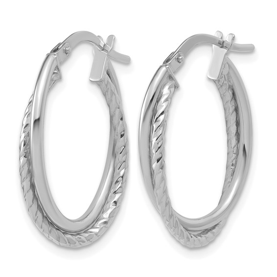 Leslie's Gold Twist Hoop Earrings