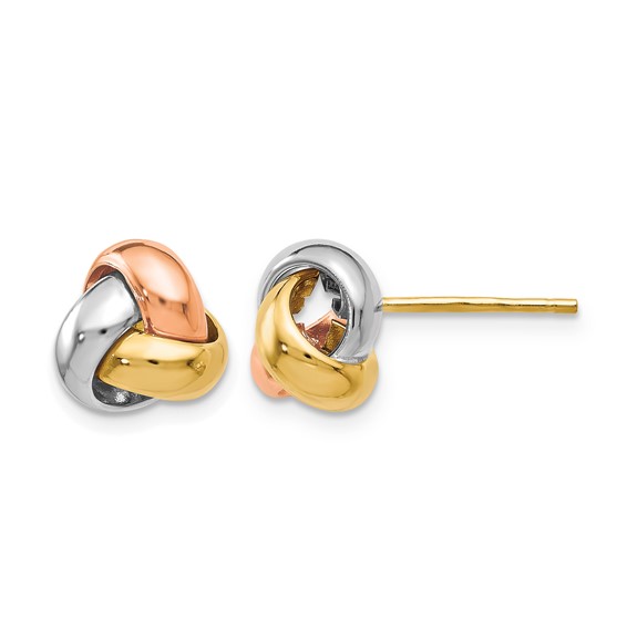 Leslie's Gold Polished Love Knot Post Earrings
