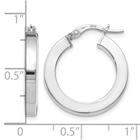 Leslie's Gold Polished Hoop Earrings