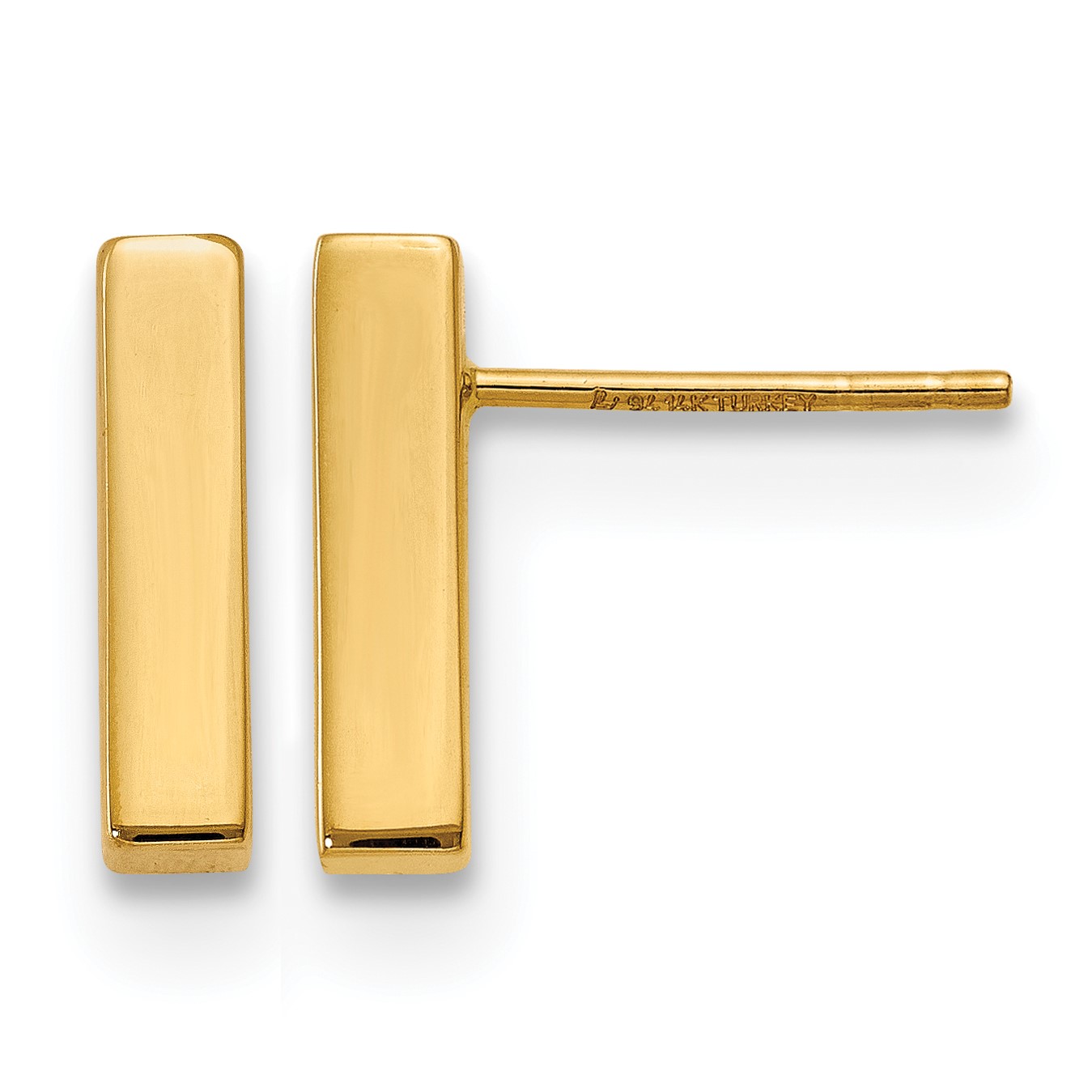 Sleek Dangle Bar Earrings