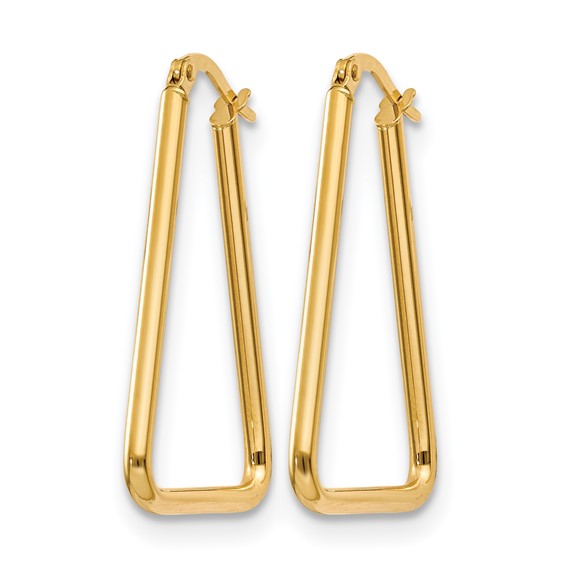 Leslie's Gold Polished Geometric Hoop Earrings