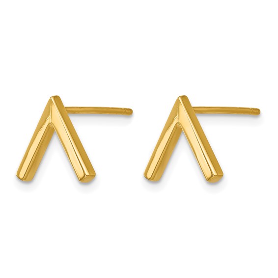 Leslie's 14K Polished Stud Earrings