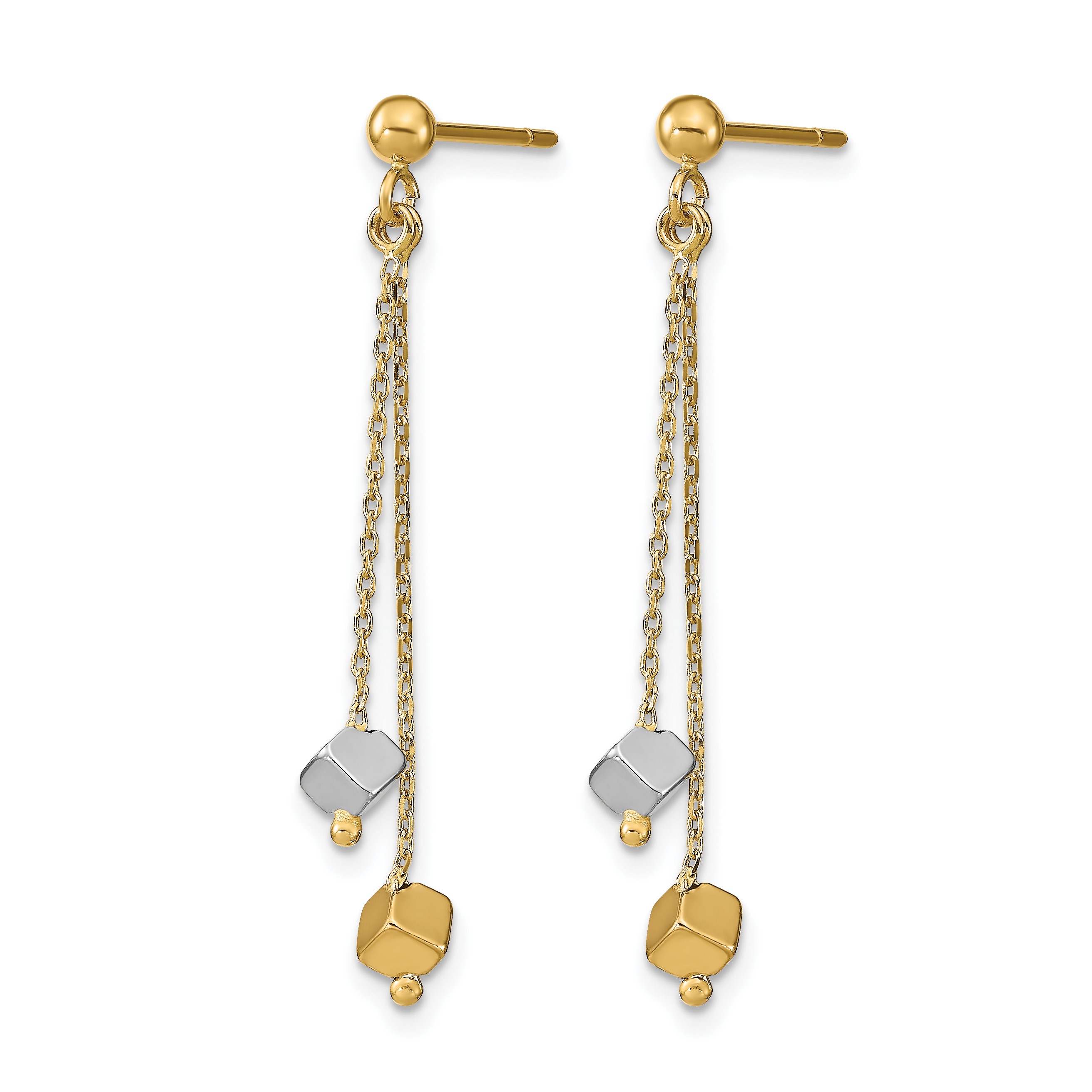 Box Dangle Earrings