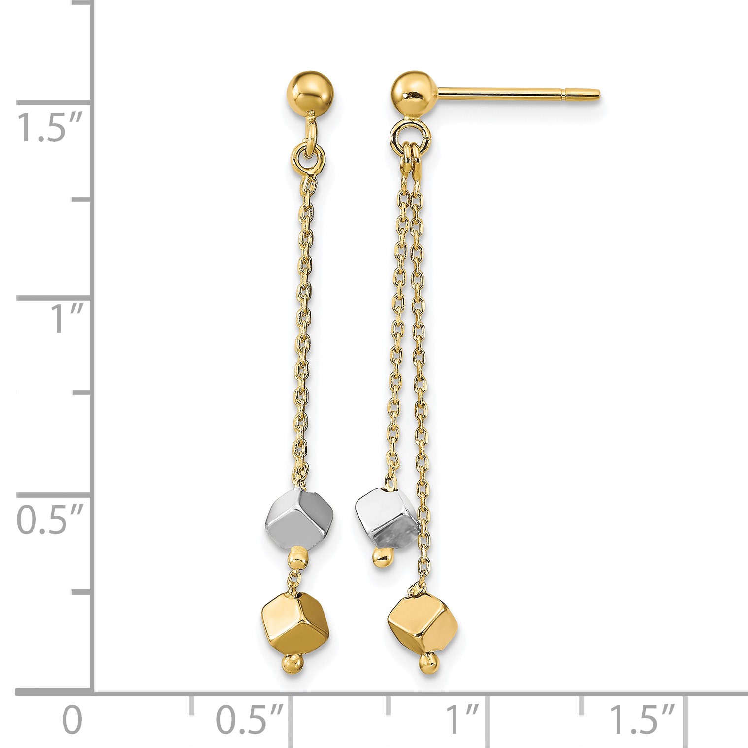 Box Dangle Earrings