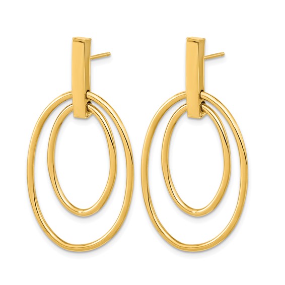 Leslie's 14k Polished Post Dangle Earrings