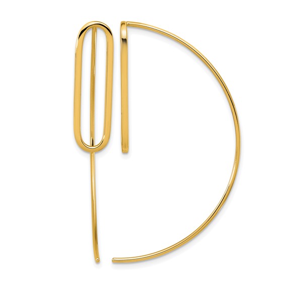 Leslie's 14K Polished Threader Earrings