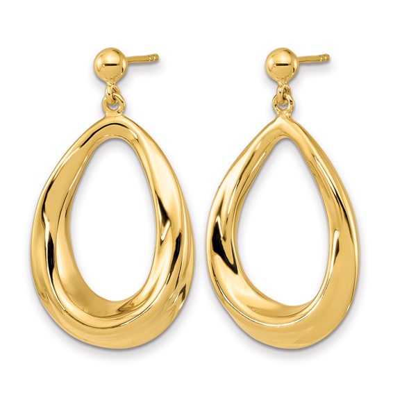Leslie's 14k Polished Post Dangle Earrings
