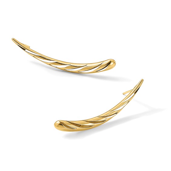 Leslie's 14k Polished Post Drop Earrings