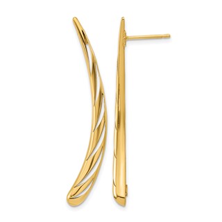 Leslie's 14k Polished Post Drop Earrings