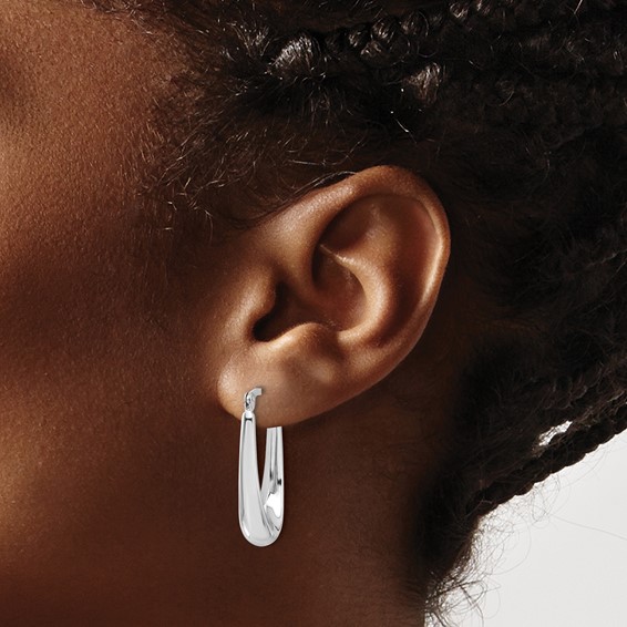 Leslie's Gold Polished Hoop Earrings