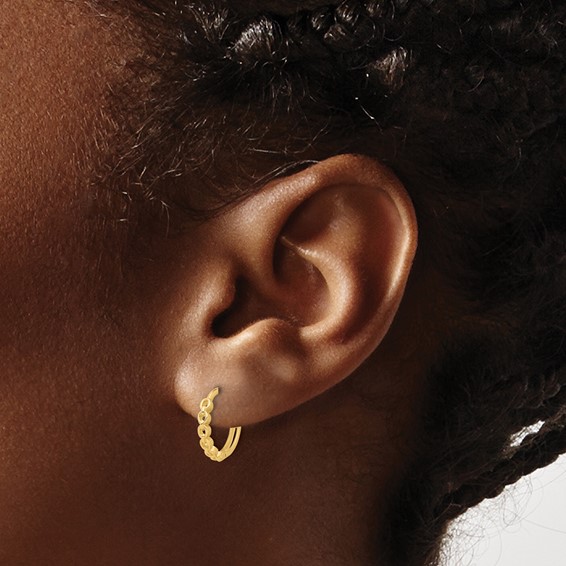 Leslie's Gold Huggie Hoop Earrings