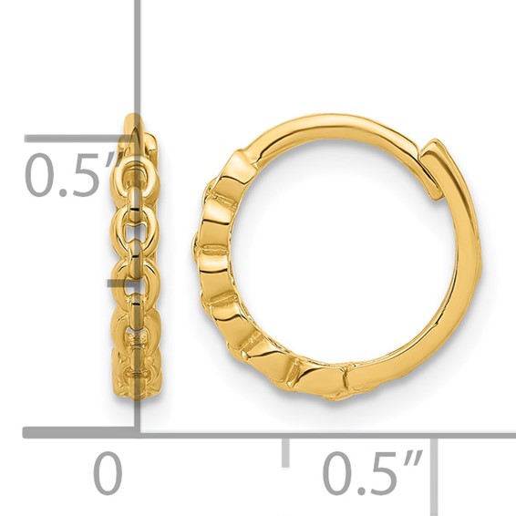 Leslie's Gold Huggie Hoop Earrings