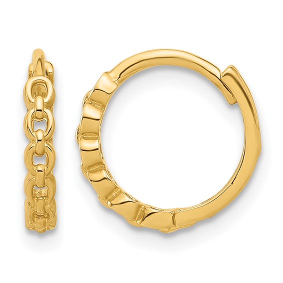Leslie's Gold Huggie Hoop Earrings