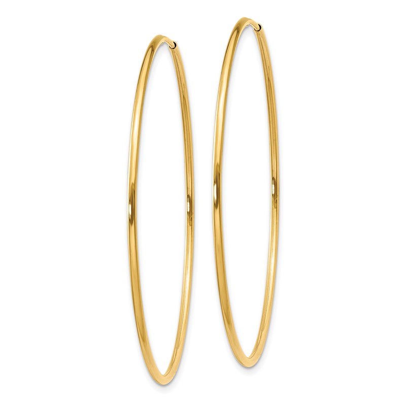 14k 1.00mm Endless Hoop Earring