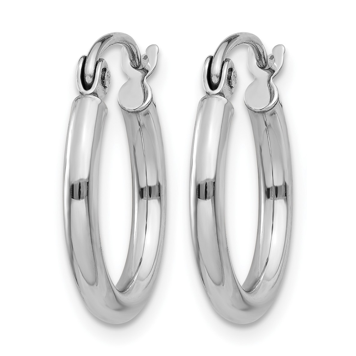 Polished Gold Hoop Earrings