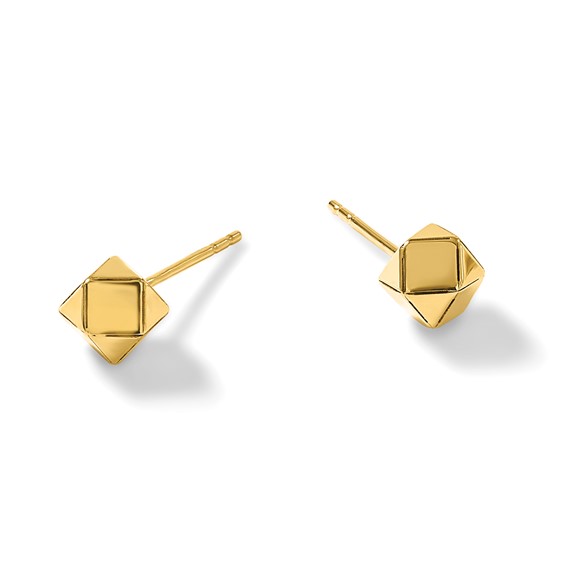 Leslie's Gold Polished Post Earrings
