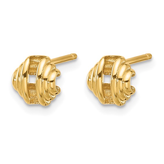 Leslie's 14K Polished Post Earrings