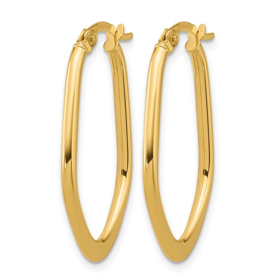 Leslie's Gold Polished Hoop Earrings