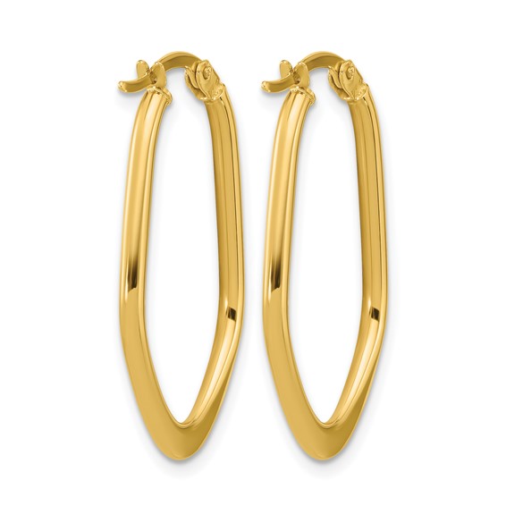 Leslie's Gold Polished Hoop Earrings