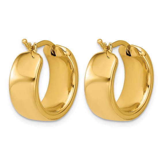 Leslie's Gold Polished Hoop Earrings