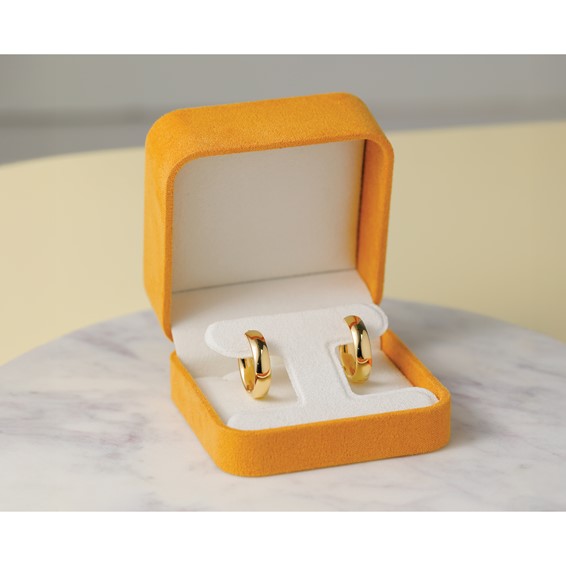 Leslie's 14K Polished Hinged Hoop Earrings