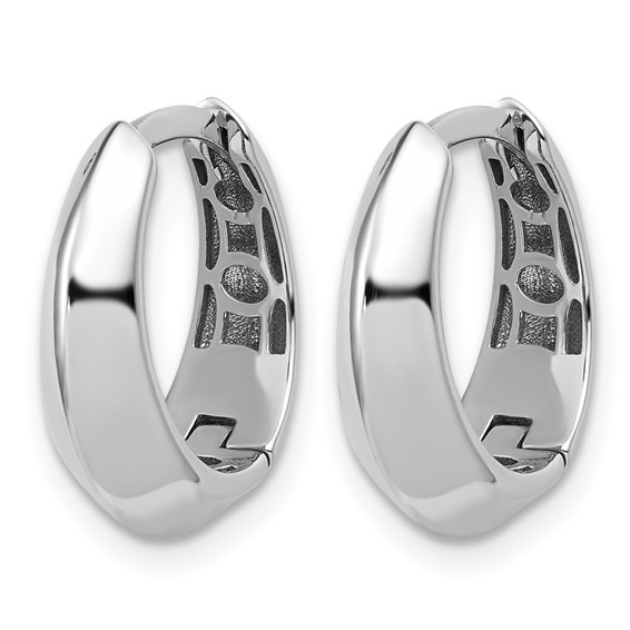 Leslie's Gold Polished Hinged Hoop Earrings